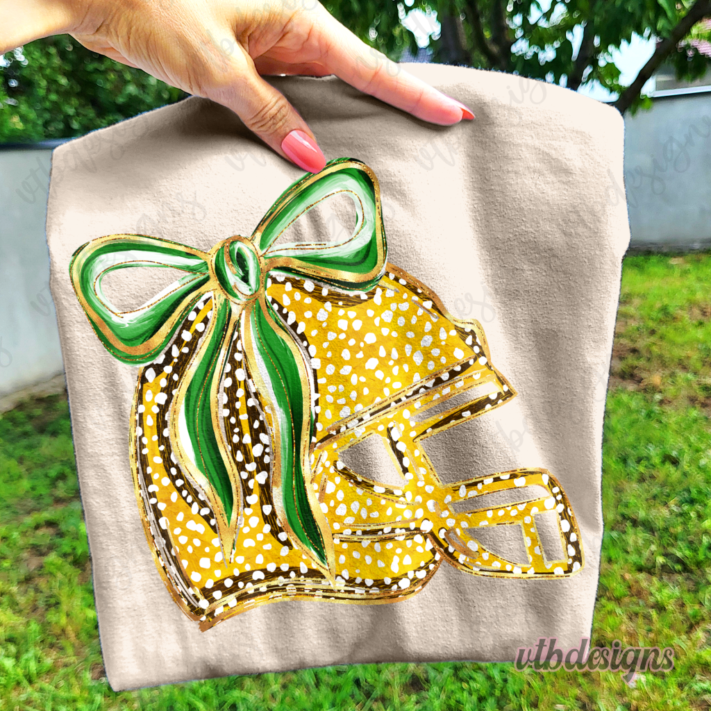 School Spirit Football Helmet PNG